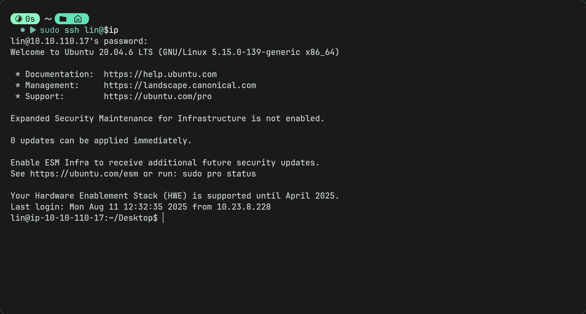 ssh