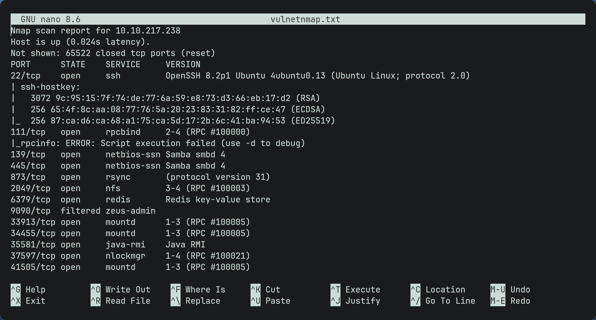 Nmap Scan